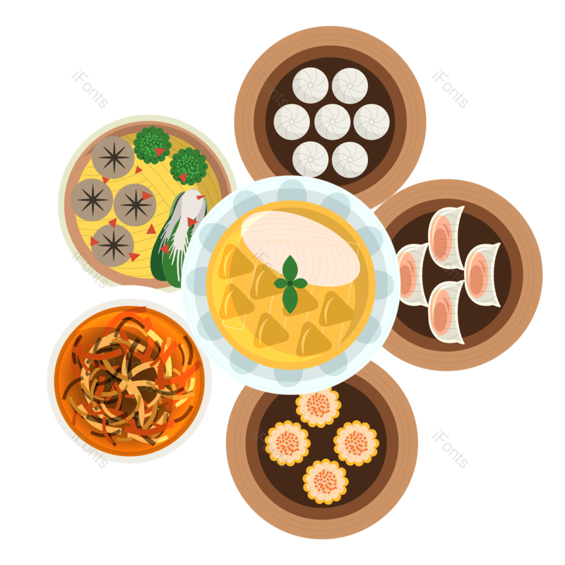 美食图片,美味元素,除夕PNG,聚餐免抠素材